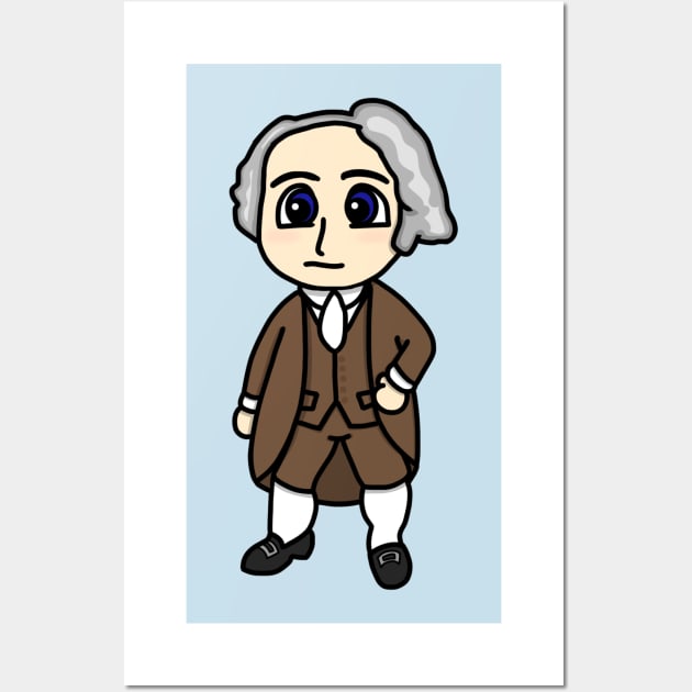 Chibi John Adams (Small Print) Wall Art by Aeriskate